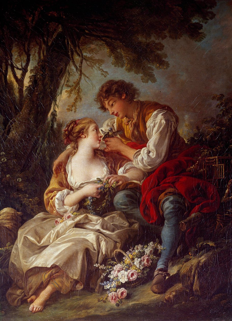 拉笼 Francois Boucher (1703-1770) 1763 年作画 0,93x0,73 m 作者 弗朗索瓦·布歇