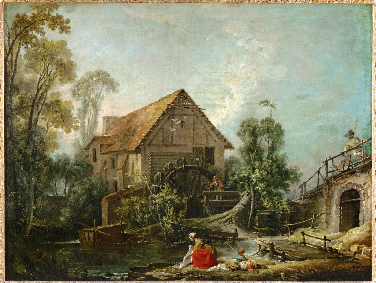 Le moulin - 磨坊... 作者 弗朗索瓦·布歇