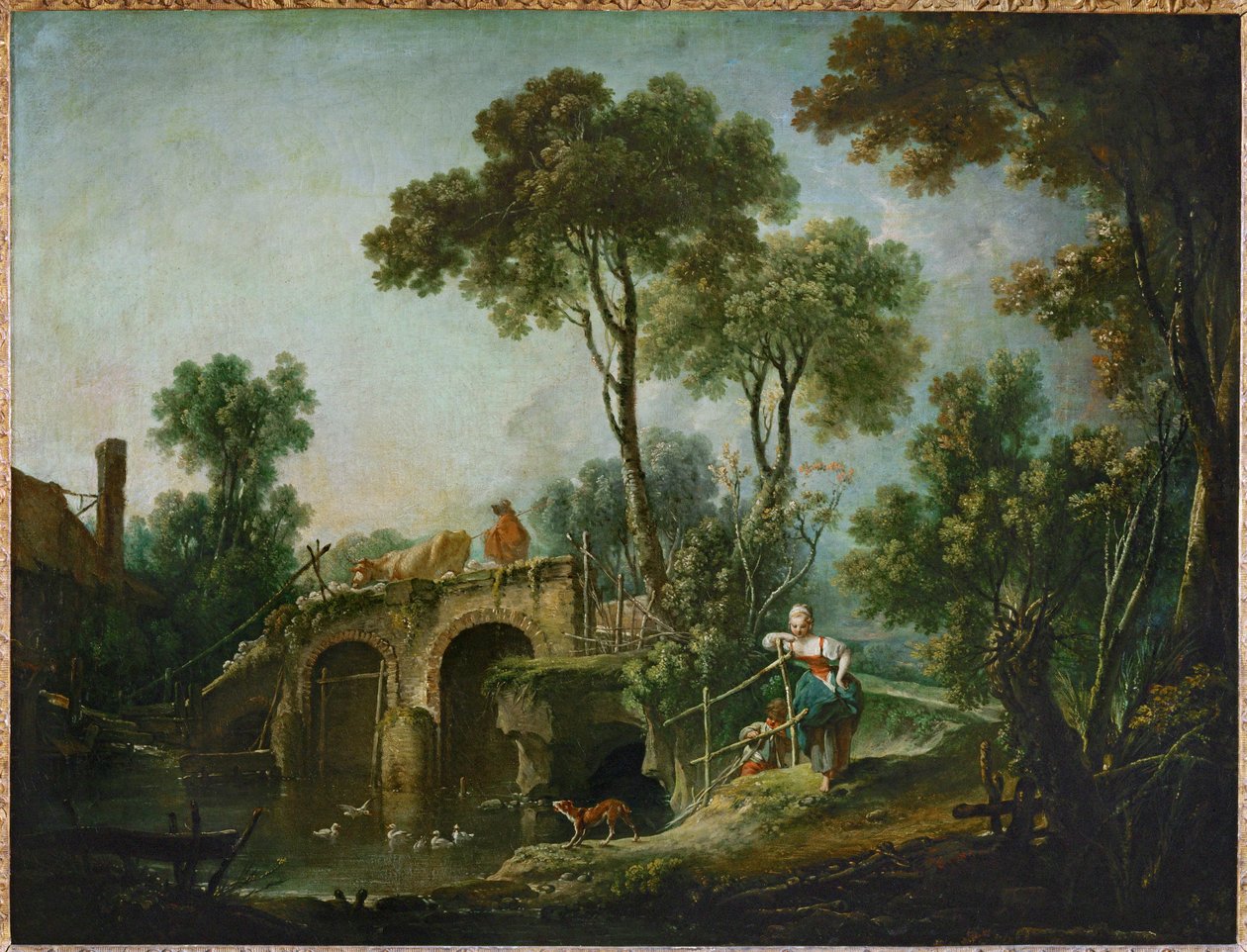 Le pont - 桥... 作者 弗朗索瓦·布歇