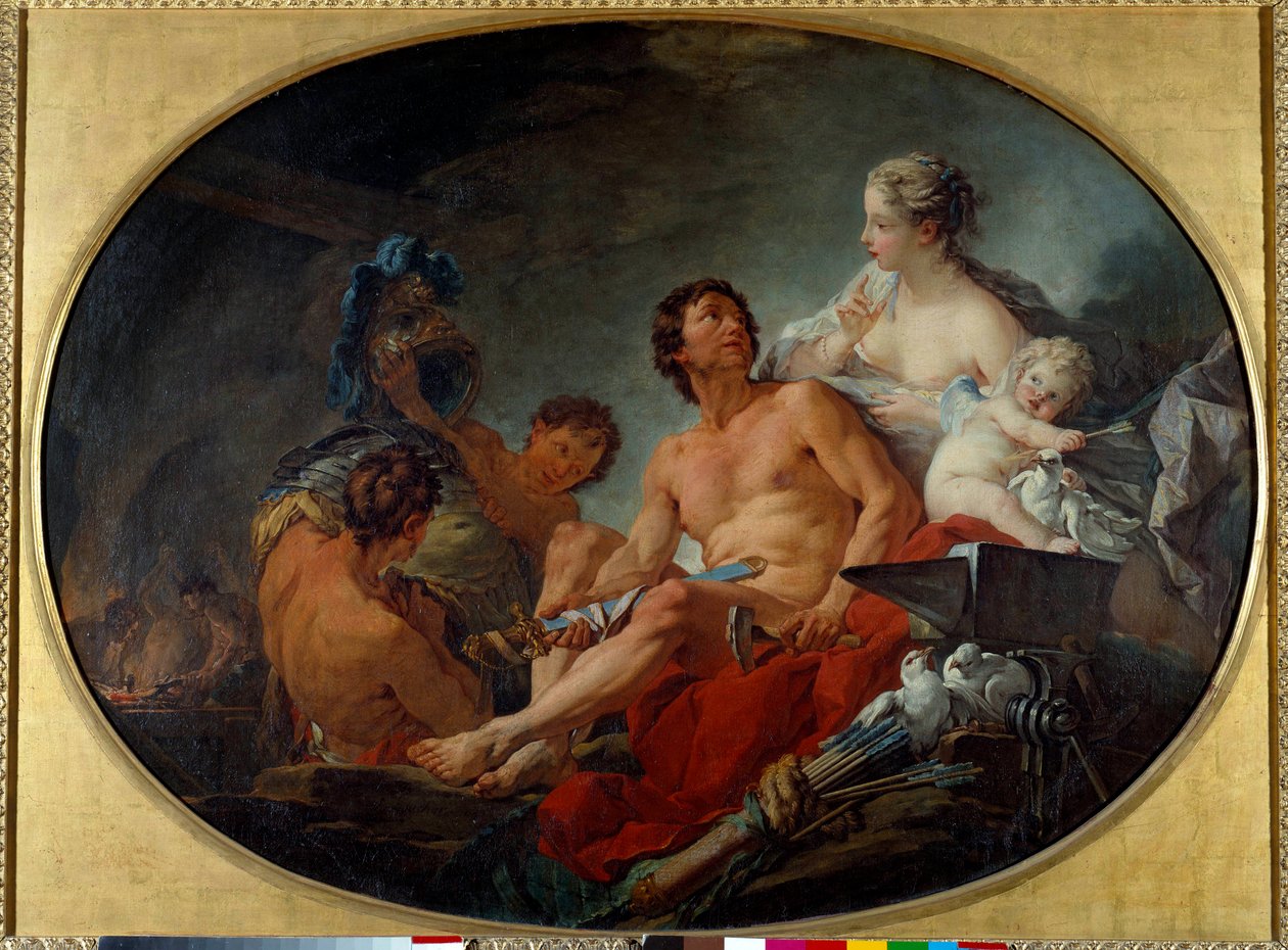 Les forges de Vulcain 弗朗索瓦·布歇 (1703-1770) 1747 年作画 0.94x1.27米 作者 弗朗索瓦·布歇