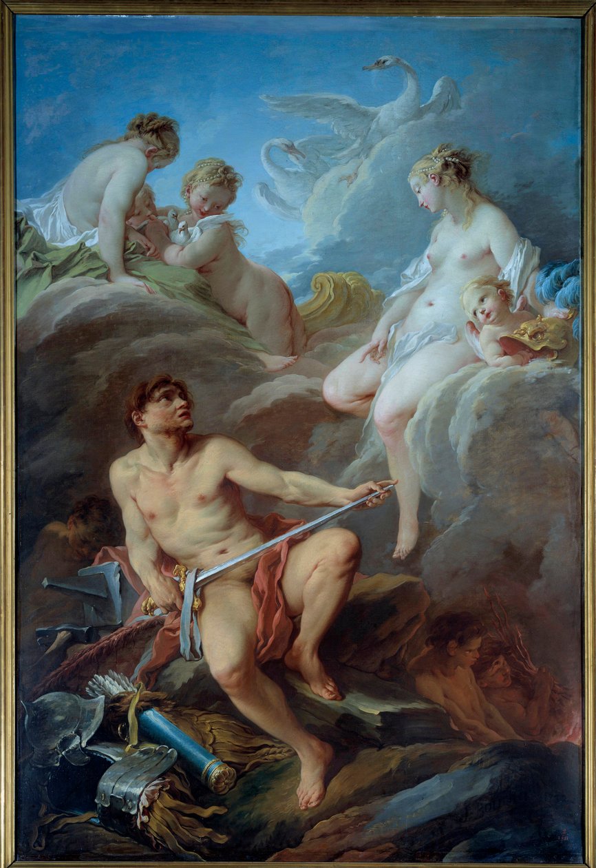 Venus asking Vulcan for weapons for Enee Painting by Francois Boucher (1703-1770) 1732 Sun. 2,52x1,75 m 作者 弗朗索瓦·布歇