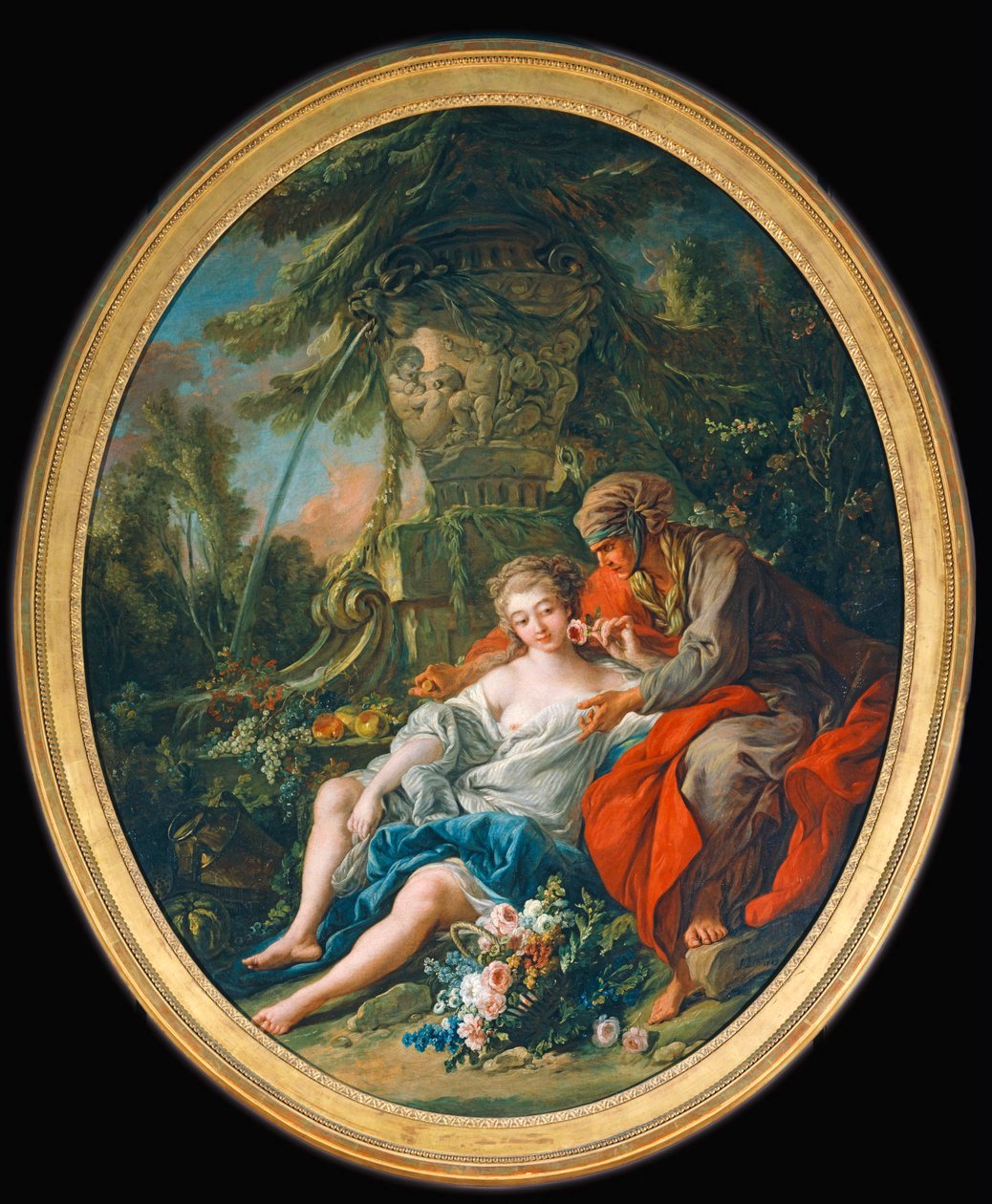 Vertumne et Pomone - Vertumnus 和 Pomona ... 作者 弗朗索瓦·布歇