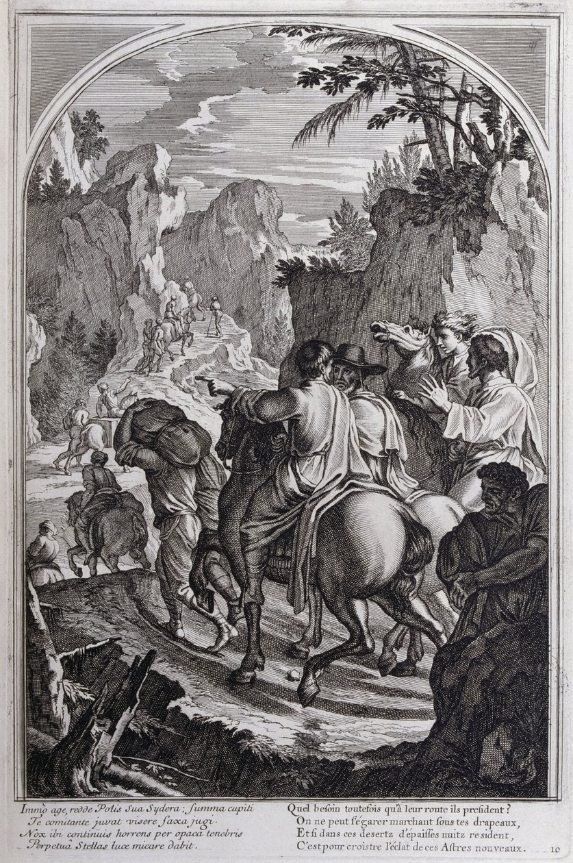插图来自《圣布鲁诺的生活，沙特尔骑士团的创始人》，巴黎，1660年，根据Eustache Le Sueur的画作，由Fran Sois Chauveau雕刻 ©UIG/Leemage 作者 弗朗索瓦·夏维