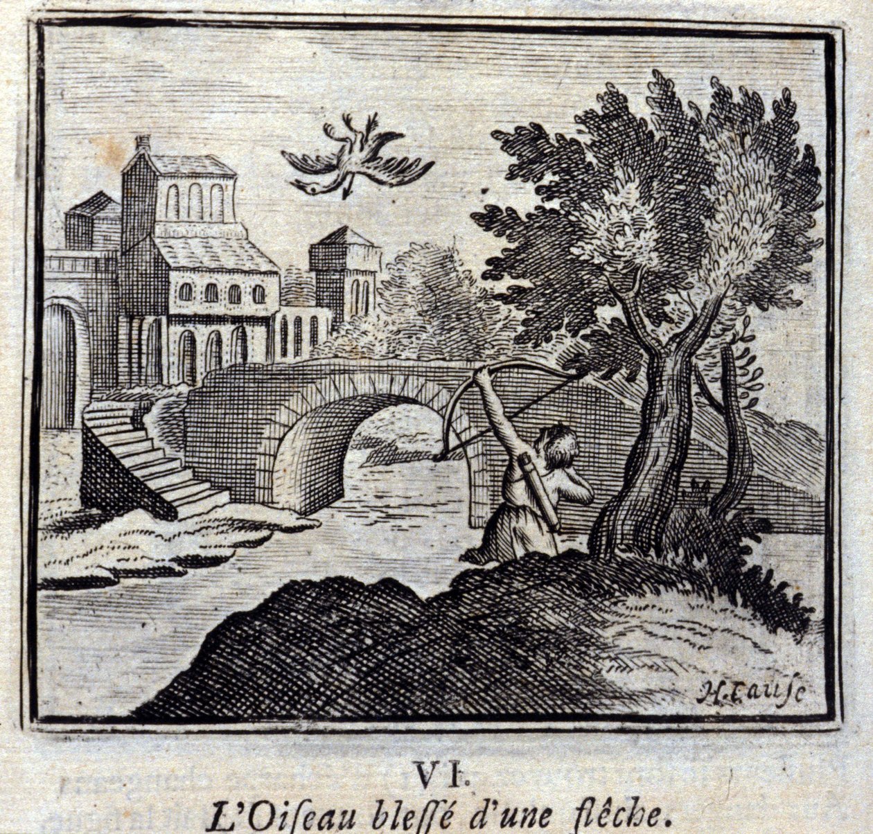 让-德-拉封丹（1621-95）的寓言。插图：弗朗索瓦-肖沃（1613-1676）。1728年的版本。 作者 弗朗索瓦·夏维