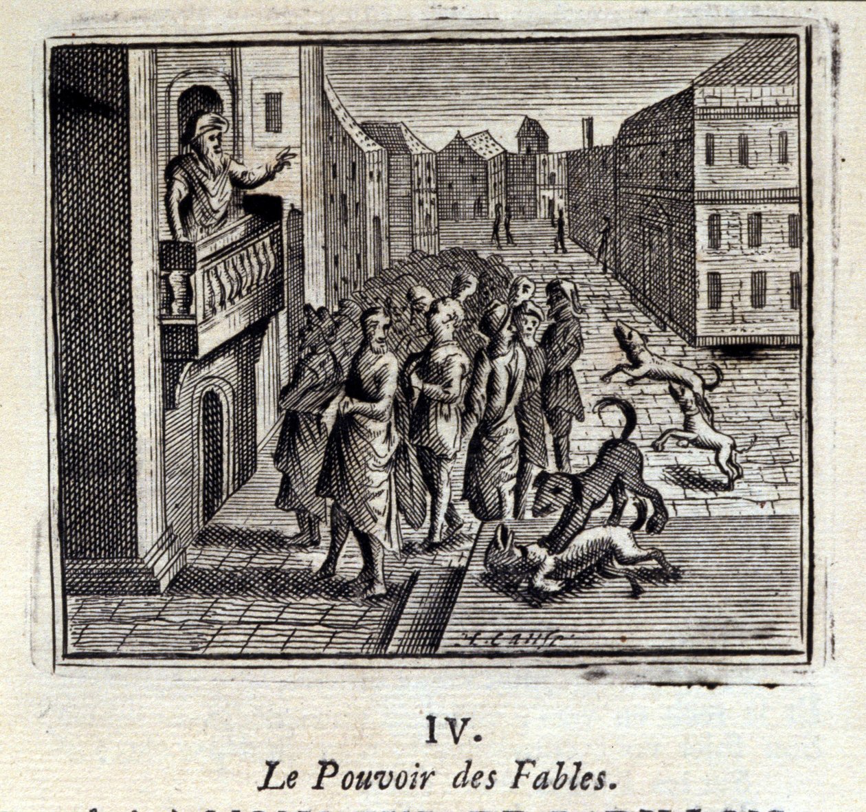 寓言的力量。Jean de La Fontaine (1621-95)的寓言。插图：François Chauveau（1613-1676）。1728年的版本。 作者 弗朗索瓦·夏维