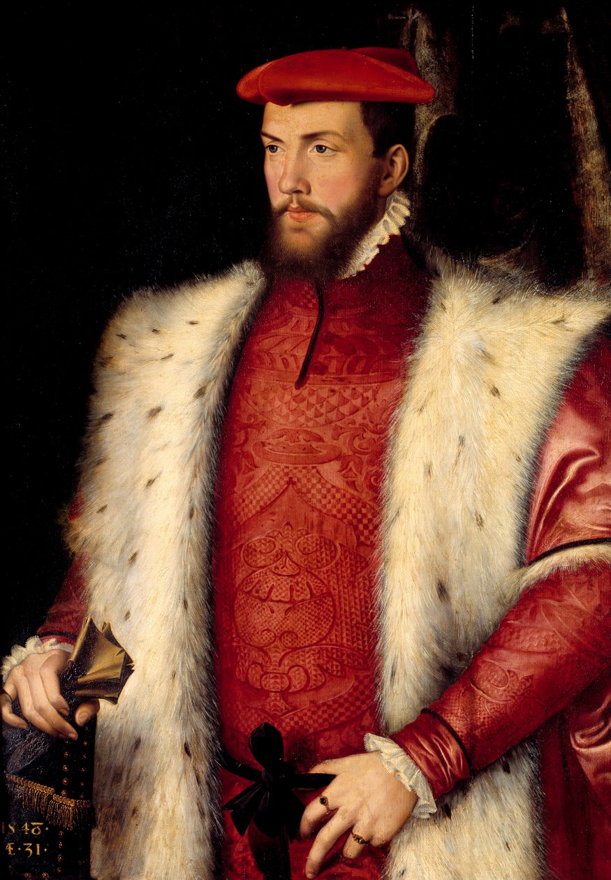 Odet de Coligny (1517-1571) Cardinal de Chatillon的肖像 画家Francois Clouet (1515-1572) 16世纪的太阳。0,94x0,73米 尚蒂伊，康德博物馆 作者 弗朗索瓦·克鲁埃
