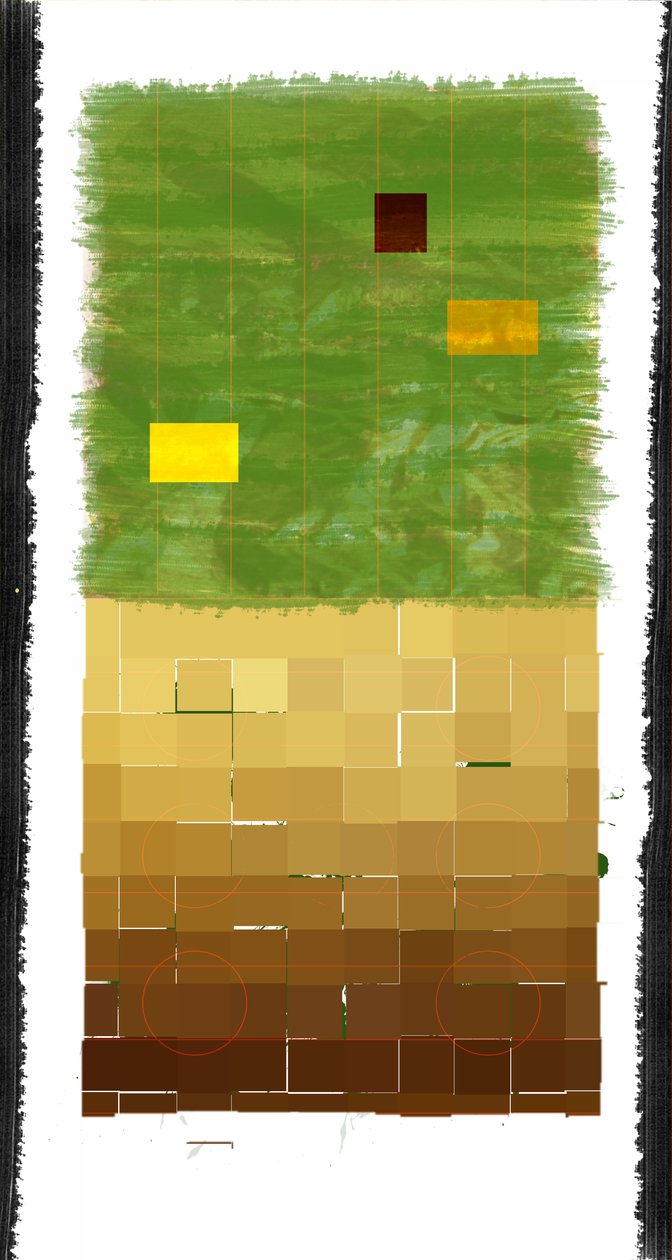 创世记第3天：2014年植被，（数字绘画） 作者 弗朗索瓦域