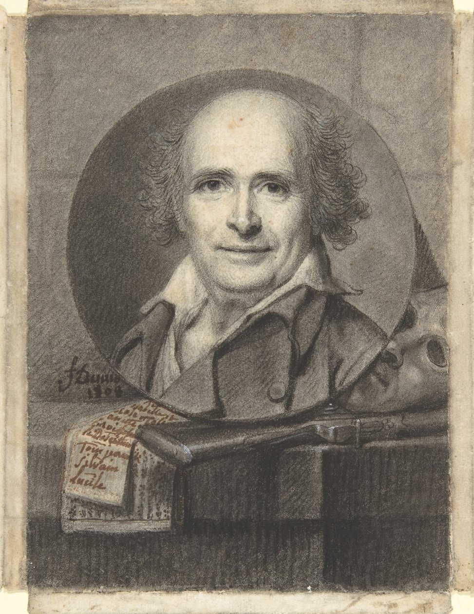 作曲家AndréErnest ModesteGrétry的肖像1741-1813，1808年。 作者 弗朗索瓦·杜蒙