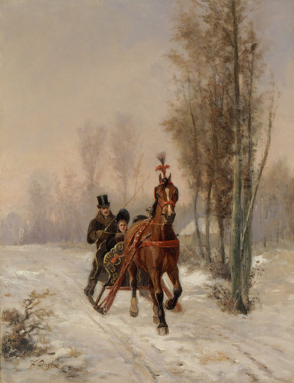 雪橇 作者 弗朗索瓦·杜克（Francois Duyck）