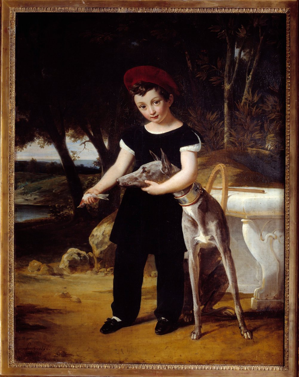 波尔多公爵 (1820-1883) 的肖像，Edouard Picot (1786-1868) 1826 年鲁昂，美术博物馆，埃唐城堡的尚博尔伯爵 作者 弗朗索瓦·爱德华·皮科特