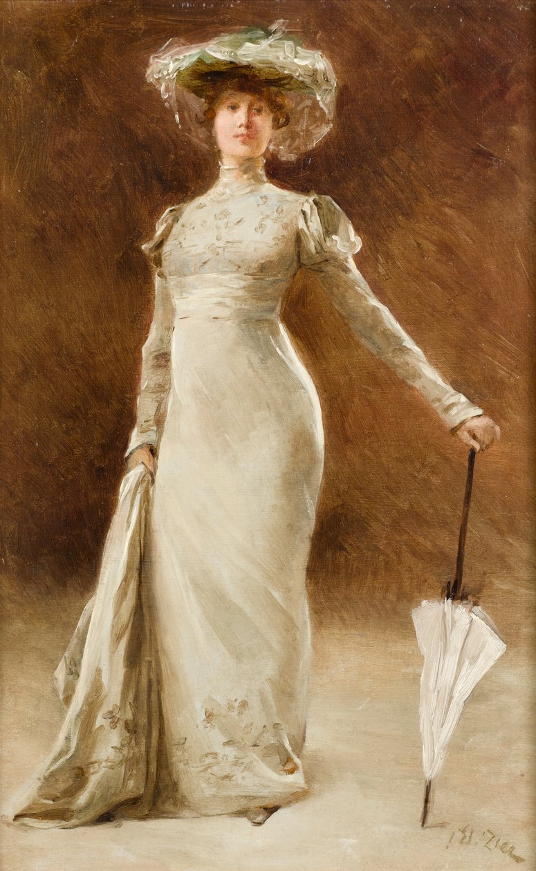 女装帝国，约 1905 年（船上有油） 作者 弗朗索瓦·爱德华·齐尔