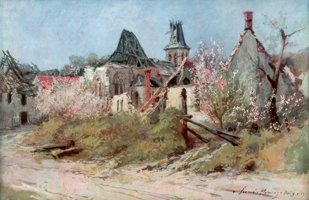 1917年5月9日，1917年，1926年在克罗内尔村。 作者 弗朗索瓦·弗拉蒙