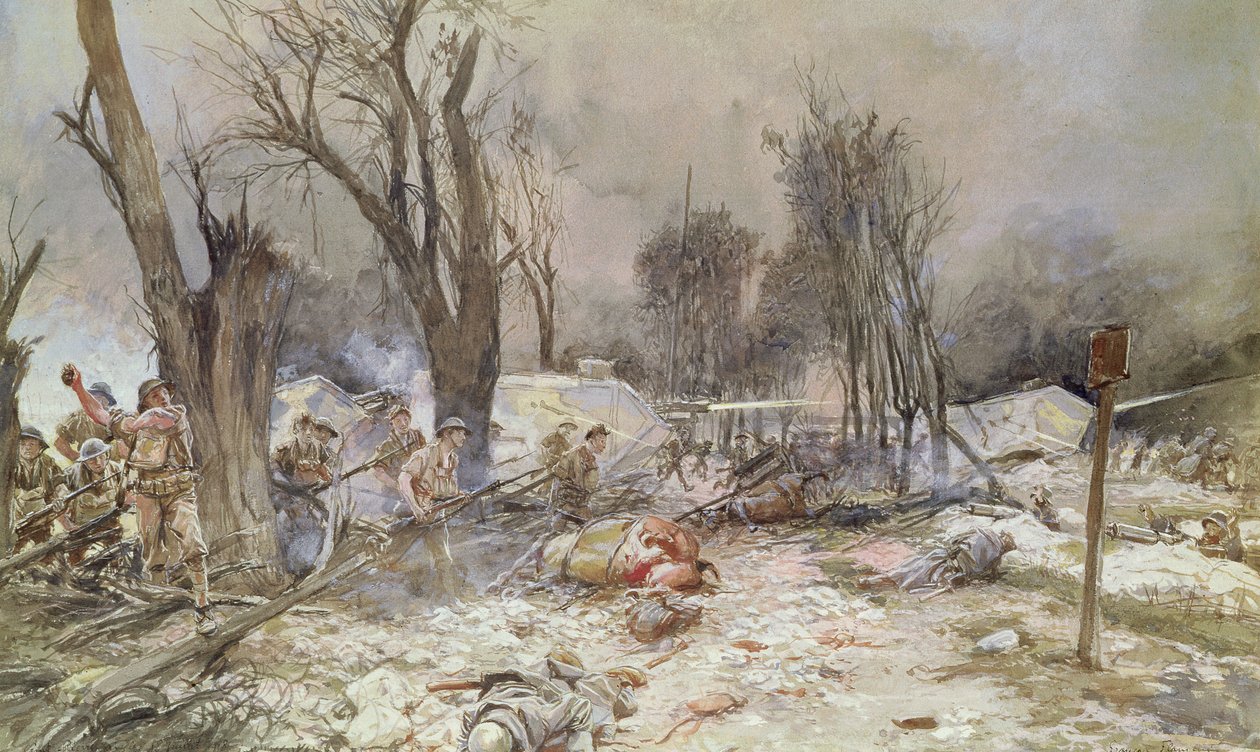 1918年7月在Saint-Pierre-Aigle的进攻 作者 弗朗索瓦·弗拉蒙