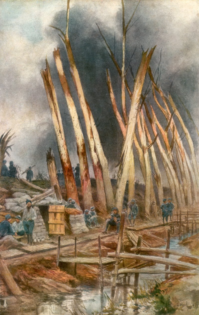 伊瑟（Yser）的进攻，1917年，1926年。 作者 弗朗索瓦·弗拉蒙