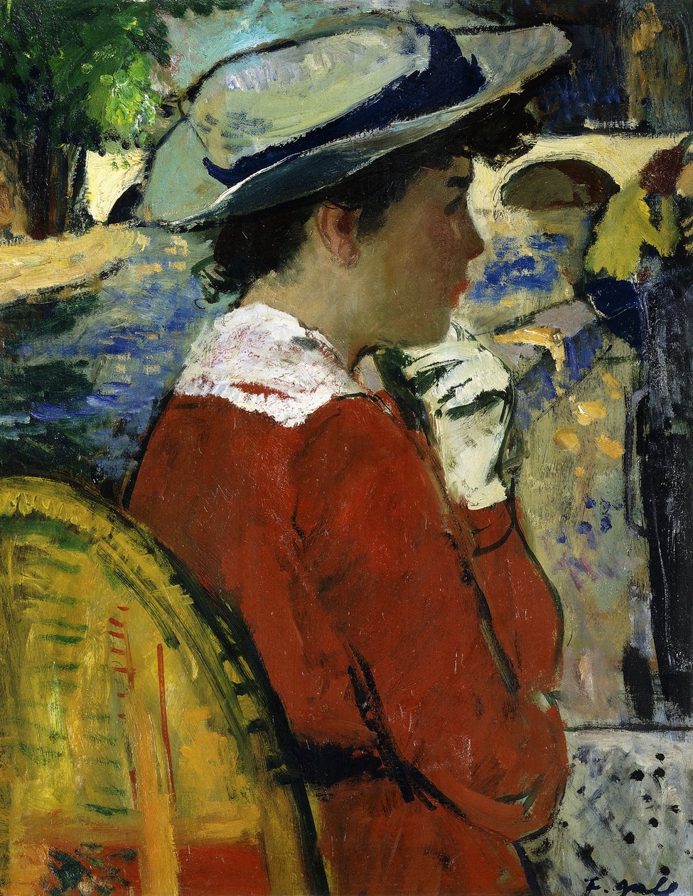 Eugenie对塞纳河的费用；塞纳河畔的尤金妮（Eugenie sur les frais de la Seine），c.1946-47（船上有油） 作者 弗朗索瓦·加尔