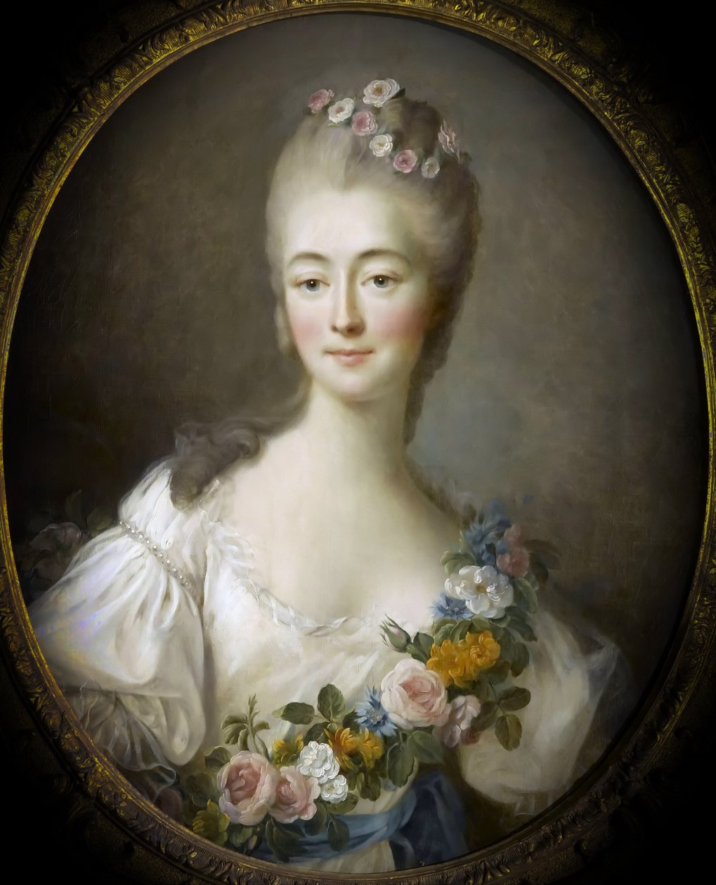 珍妮·贝库（JeanneBécu），伯爵夫人杜巴里（1743-1793），饰演Flora 作者 弗朗索瓦·休伯特·杜埃