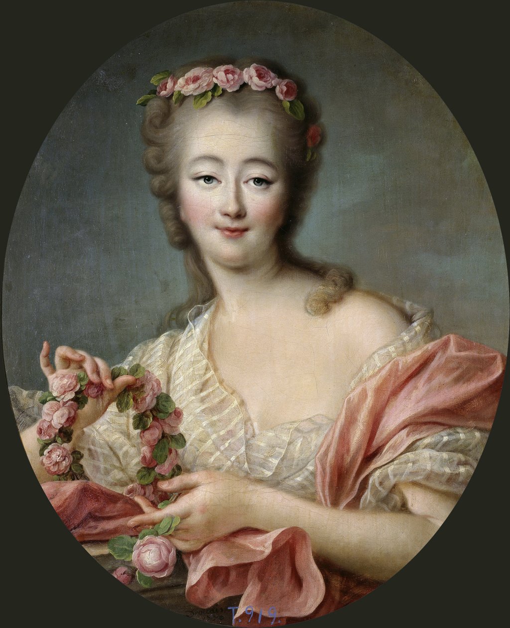 Jeanne Becu, comtesse Du Barry (1743-1793) - Francois Hubert Drouais (1727-1775). Oil on canvas 作者 弗朗索瓦·休伯特·杜埃