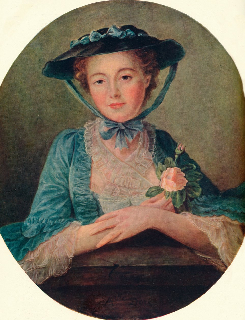 杜雷小姐-法国画派，c1760，1910年 作者 弗朗索瓦·休伯特·杜埃
