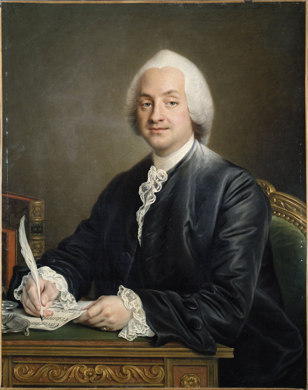 Denis Paul Le Pot de la Fontaine的肖像。 1772 作者 弗朗索瓦·休伯特·杜埃
