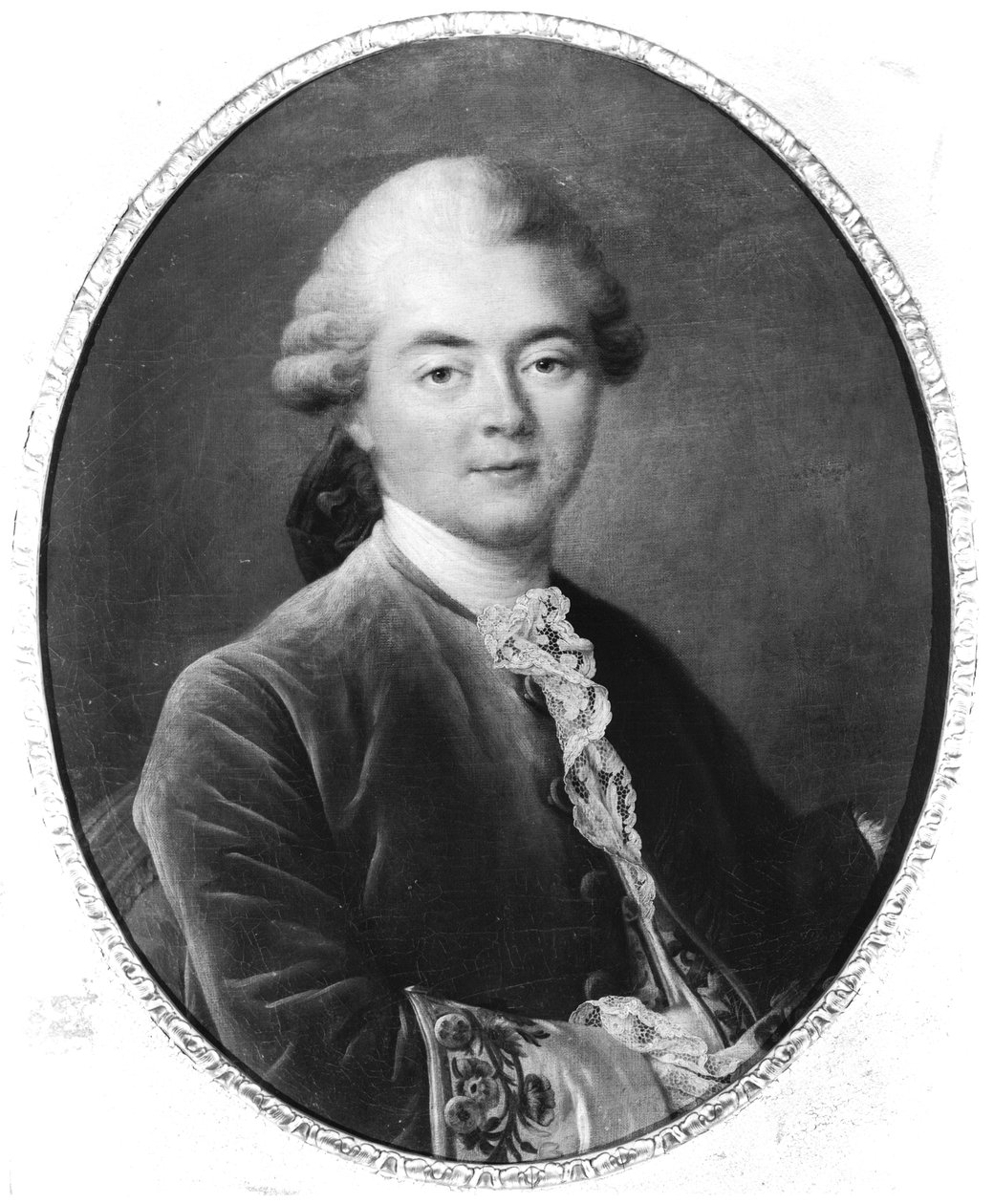 一位年轻的绅士的肖像，1769年 作者 弗朗索瓦·休伯特·杜埃