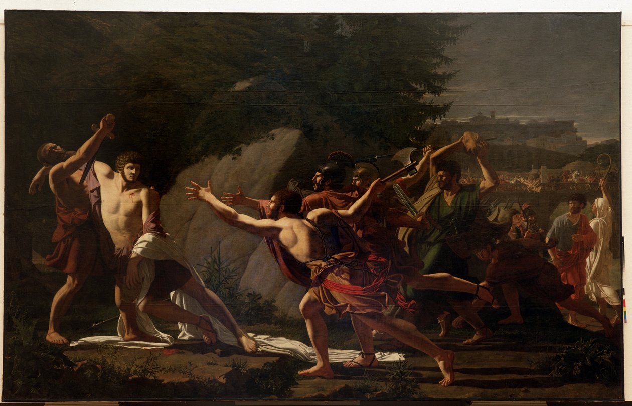 Caius Gracchus（Gracques之一）之死（公元前2世纪） 作者 弗朗索瓦·让·巴蒂斯特·托皮诺·勒布朗