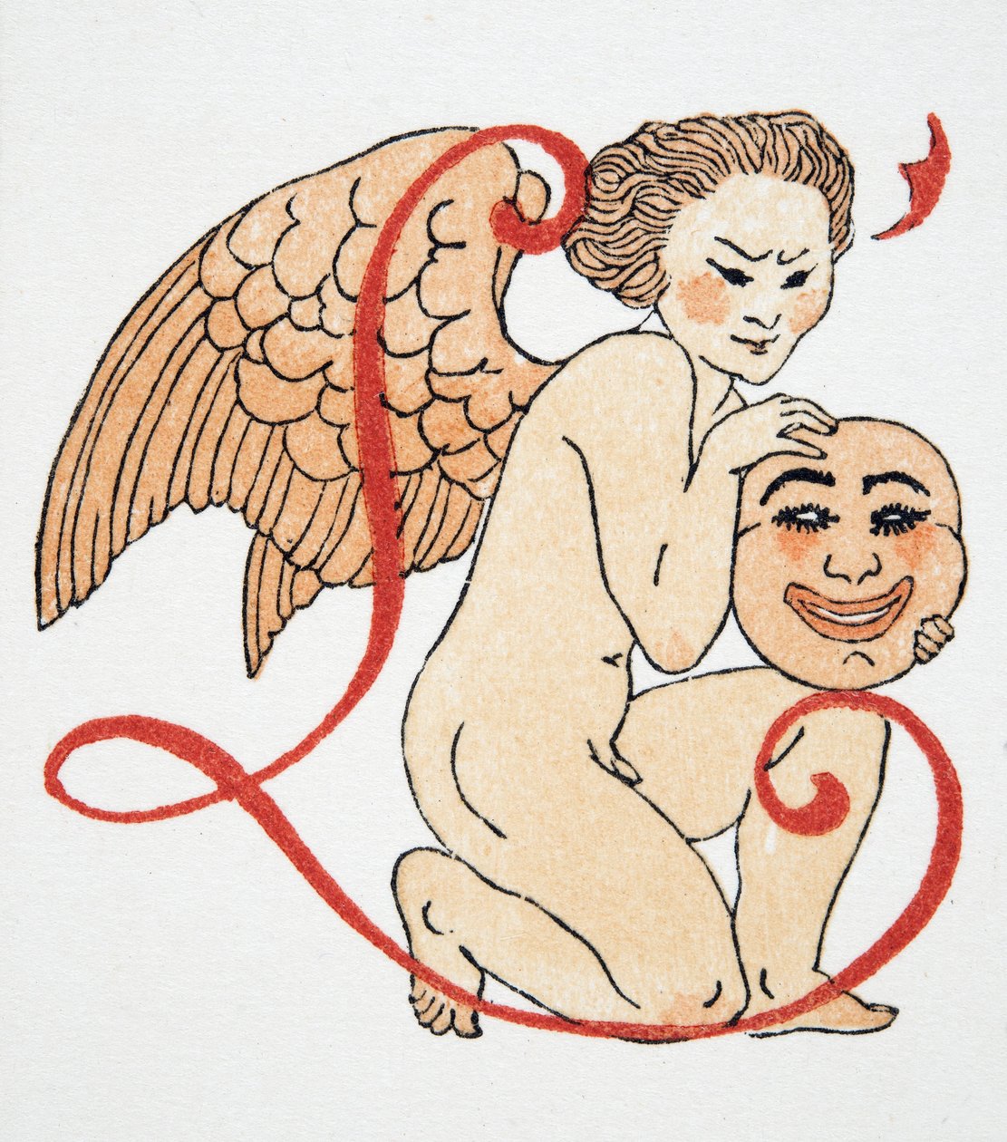 丘比特，酒吧。 1922年（模版印刷） 作者 弗朗索瓦路易斯史密斯