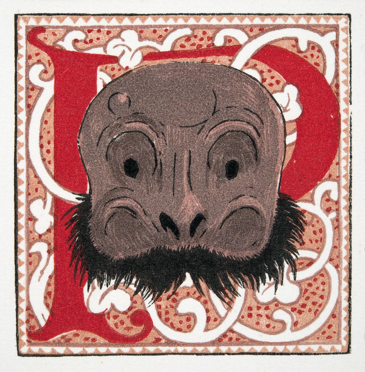 面膜，酒吧。 1922年（模版印刷） 作者 弗朗索瓦路易斯史密斯