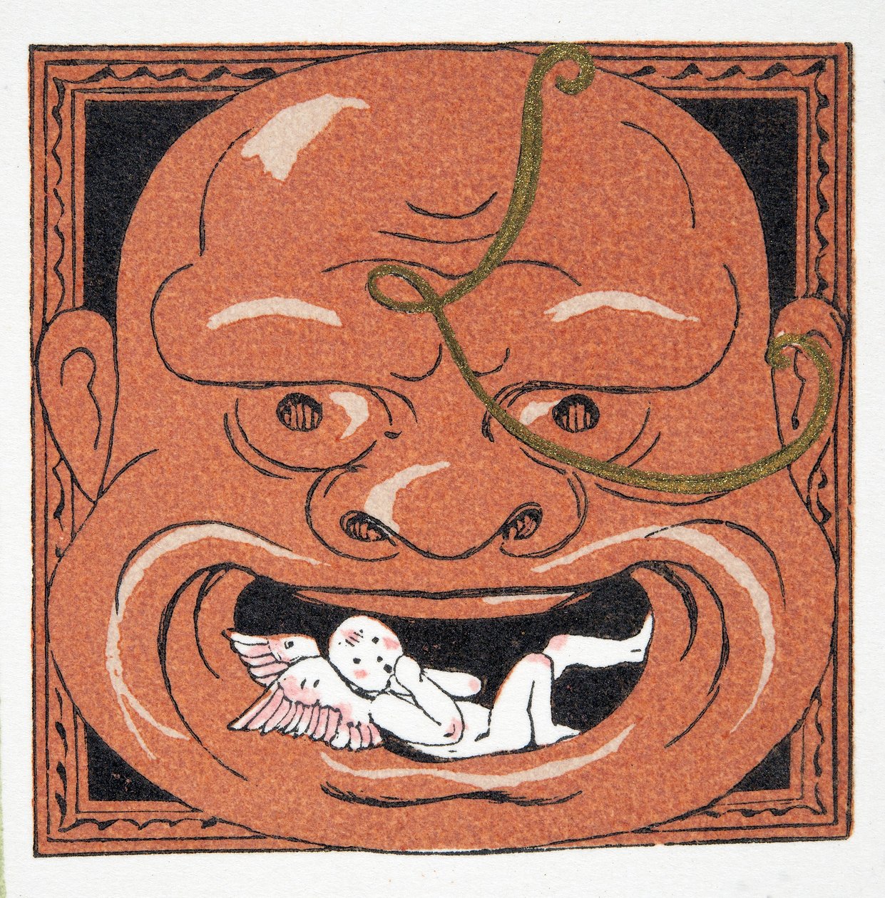 面膜，酒吧。 1922年（模版印刷） 作者 弗朗索瓦路易斯史密斯