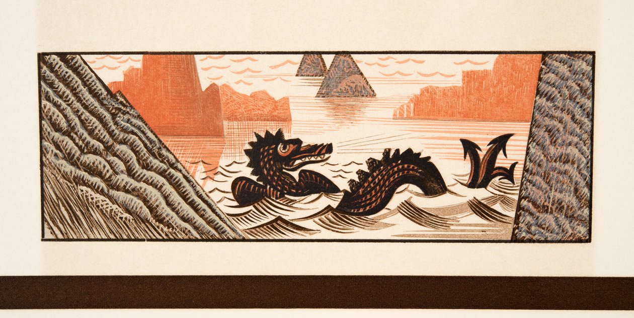 从Aeschylus，酒吧束缚的普罗米修斯的图示。 1941年（模版印刷） 作者 弗朗索瓦路易斯史密斯