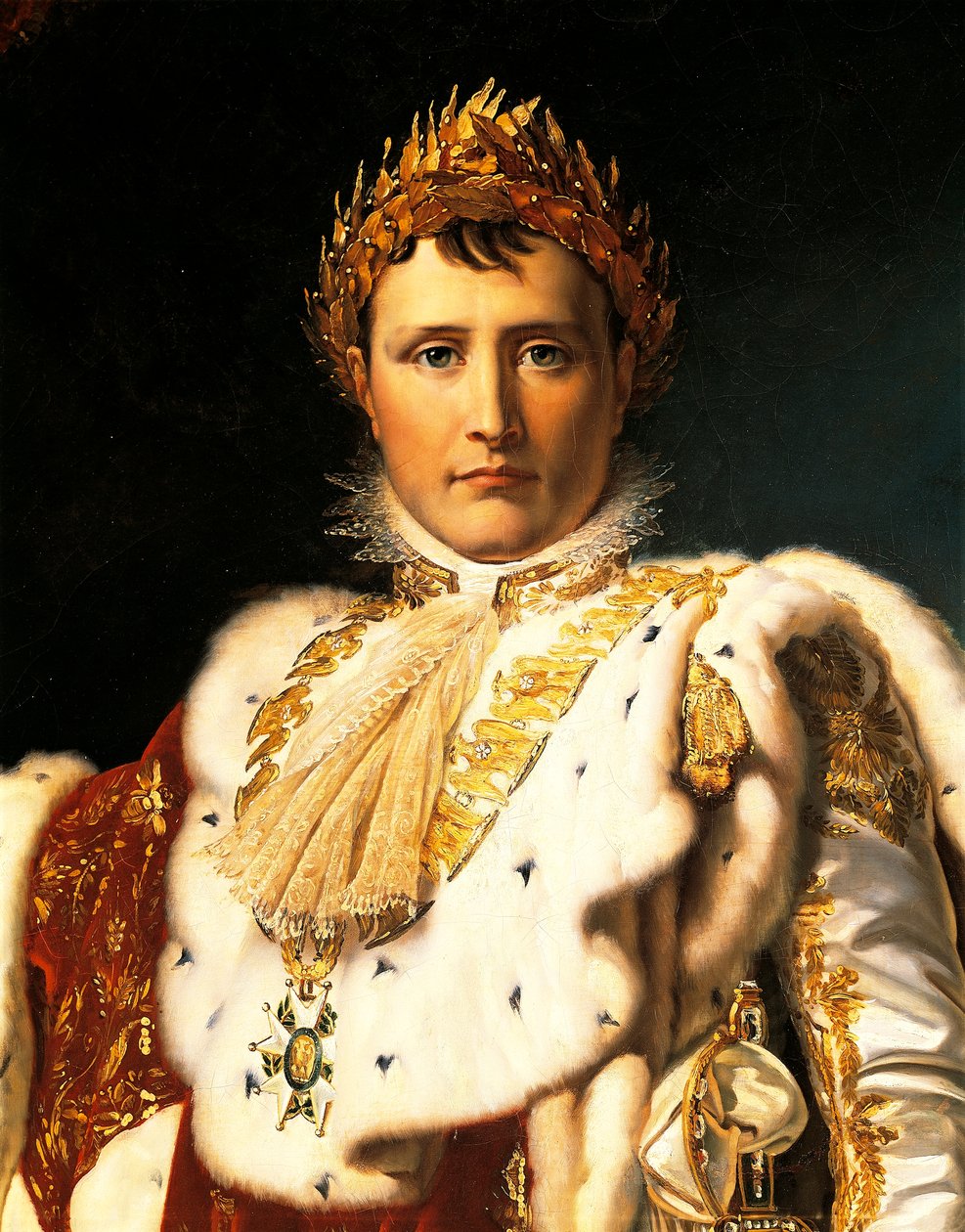 穿着皇帝长袍的拿破仑·波拿巴，弗朗索瓦·杰拉德 (1770-1837) 约 1805 年 作者 弗朗索瓦·帕斯卡尔·西蒙·杰拉德男爵