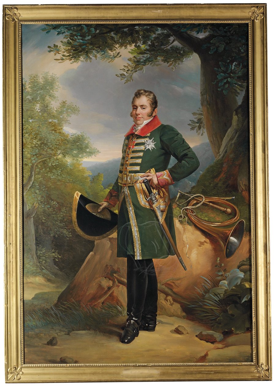 Charles-Ferdinand d“ Artois，Duc de Berry的肖像 作者 弗朗索瓦·帕斯卡·西蒙·杰拉德