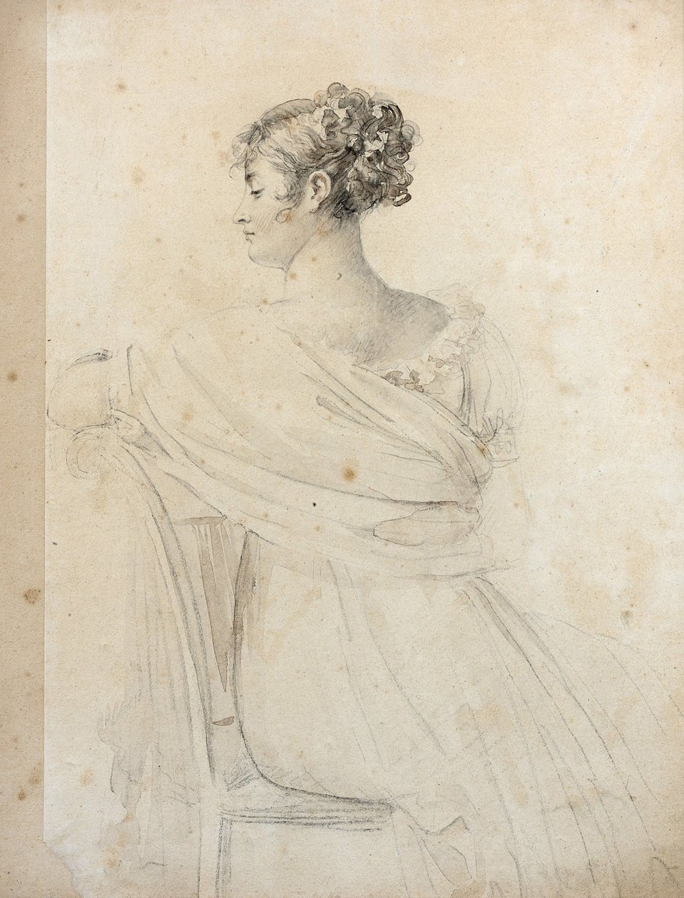 里卡米尔夫人肖像1777-1849。 作者 弗朗索瓦·帕斯卡·西蒙·杰拉德