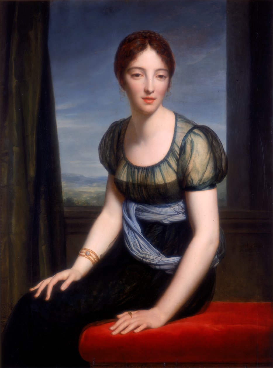 圣约翰·丹吉利雷格纳德夫人肖像，1798年 作者 弗朗索瓦·帕斯卡·西蒙·杰拉德