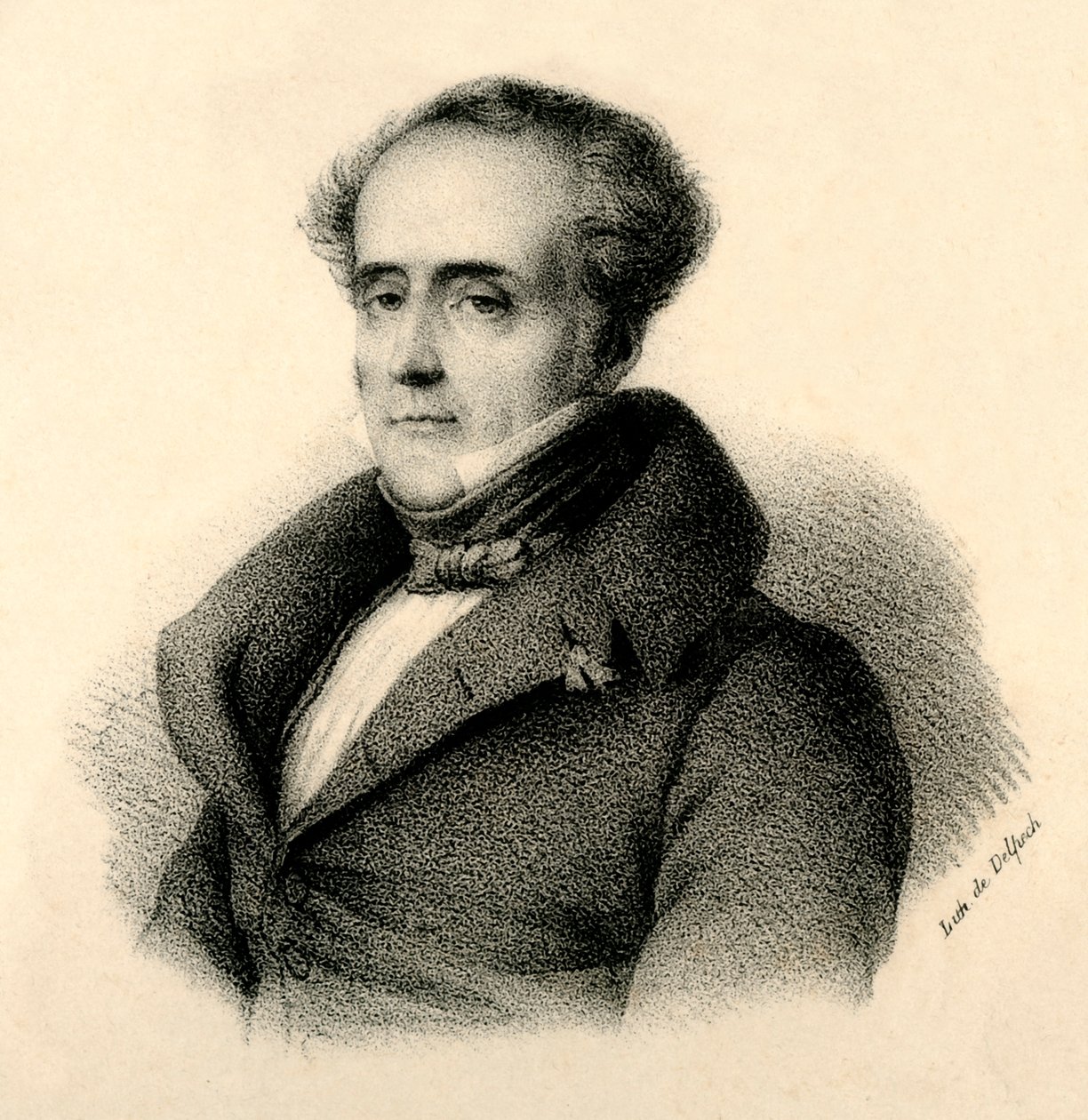 Chateaubriand，1768-1848，c1830。 作者 弗朗索瓦·塞拉芬·德尔佩奇