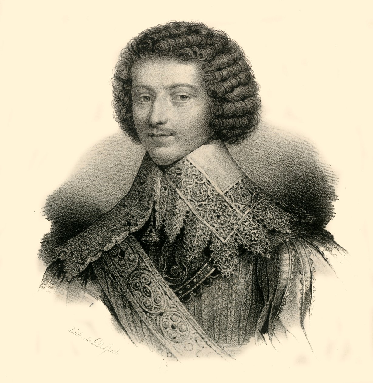 Cinq-Mars，1620-1642，c1830。 作者 弗朗索瓦·塞拉芬·德尔佩奇