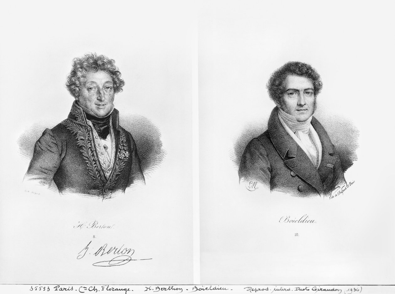 Henri Montan Berton（1767-1844）和Francois Adrien Boieldieu（1775-1834） 作者 弗朗索瓦·塞拉芬·德尔佩奇