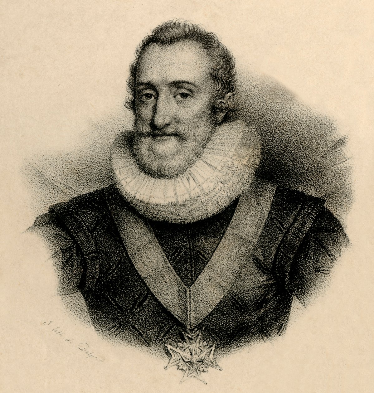 亨利四世（Henry IV），1553-1610，c1830。 作者 弗朗索瓦·塞拉芬·德尔佩奇
