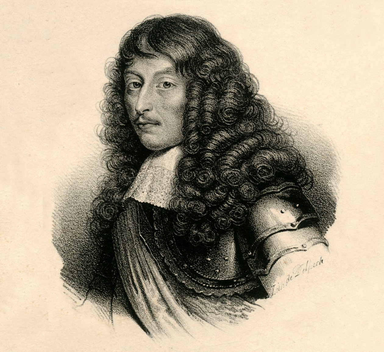 Le Grand Conde，1621-1686，c1830。 作者 弗朗索瓦·塞拉芬·德尔佩奇