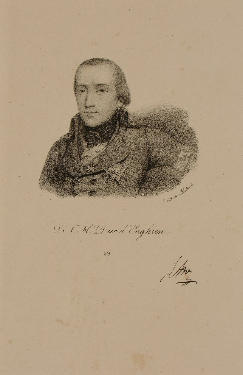 Louis Antoine Henri de Bourbon（1772-1804）Enghien公爵穿着Conde制服 作者 弗朗索瓦·塞拉芬·德尔佩奇
