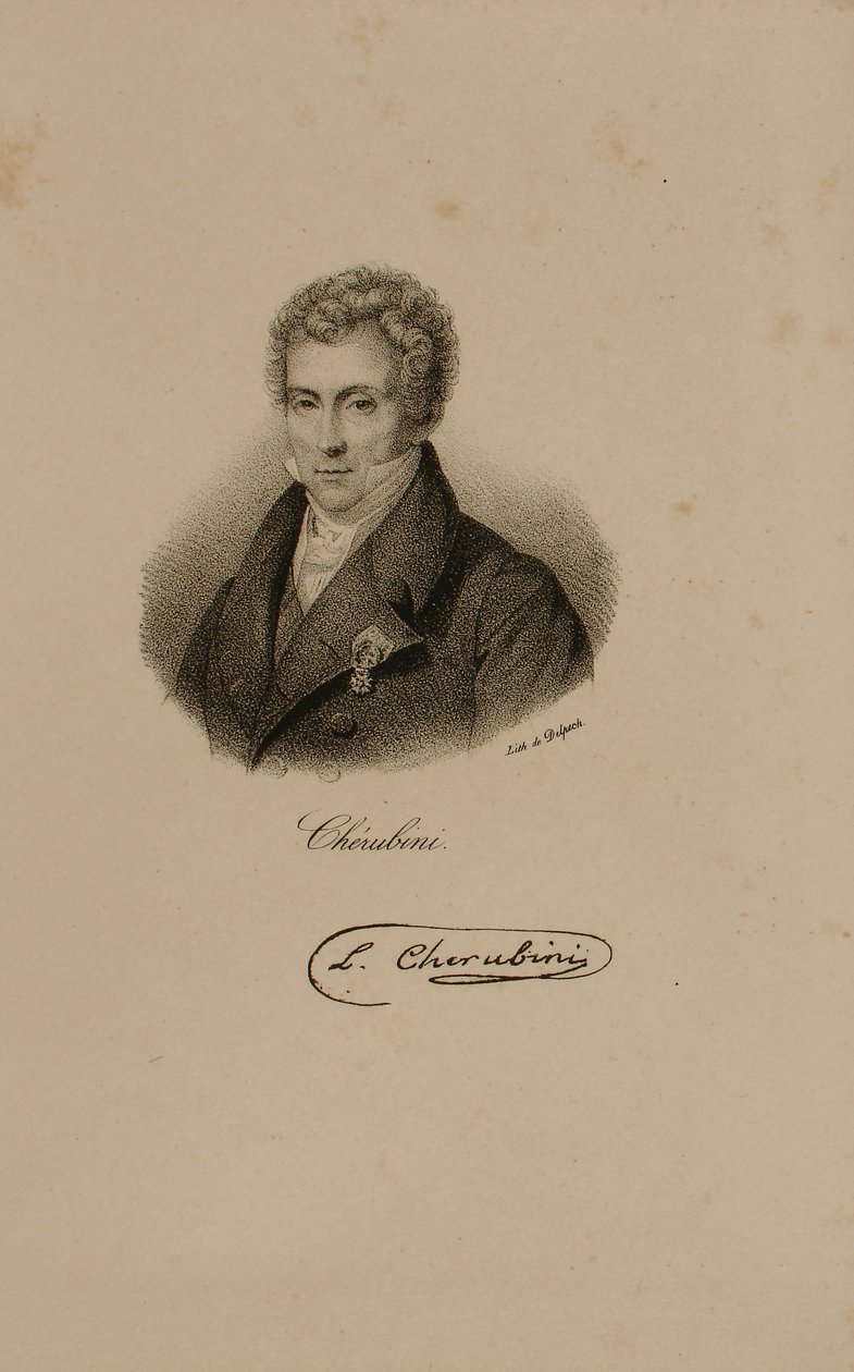 Luigi Cherubini（1760-1842） 作者 弗朗索瓦·塞拉芬·德尔佩奇