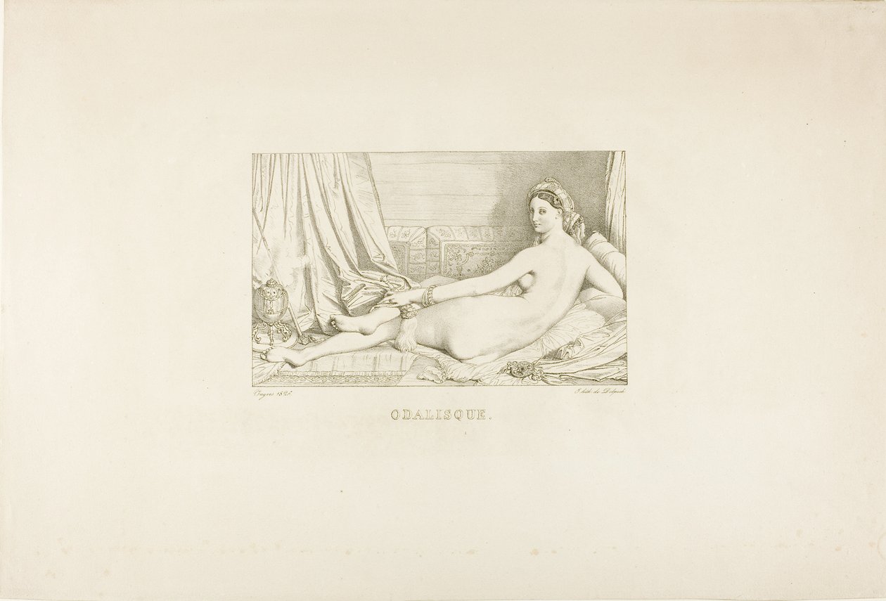 Odalisque 作者 弗朗索瓦·塞拉芬·德尔佩奇