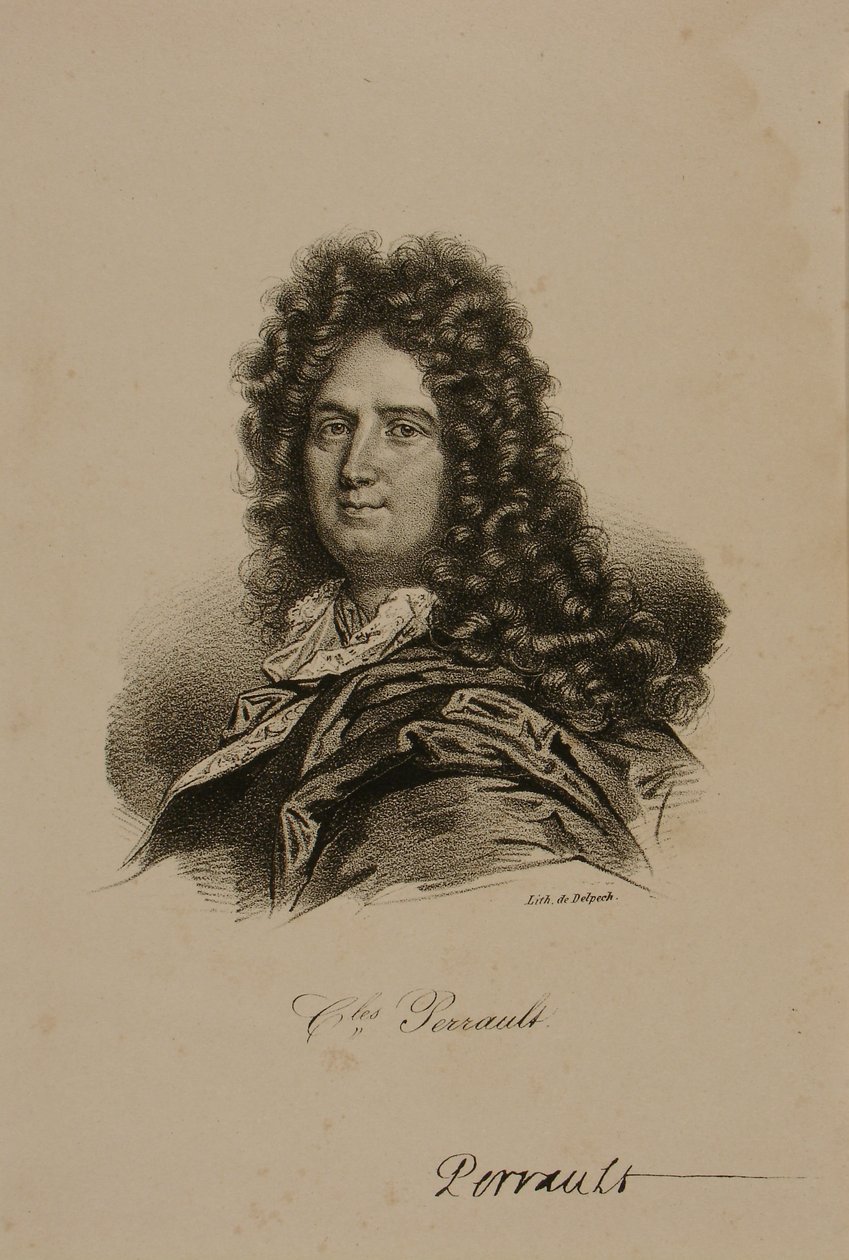 Charles Perrault的肖像（1628-1703） 作者 弗朗索瓦·塞拉芬·德尔佩奇