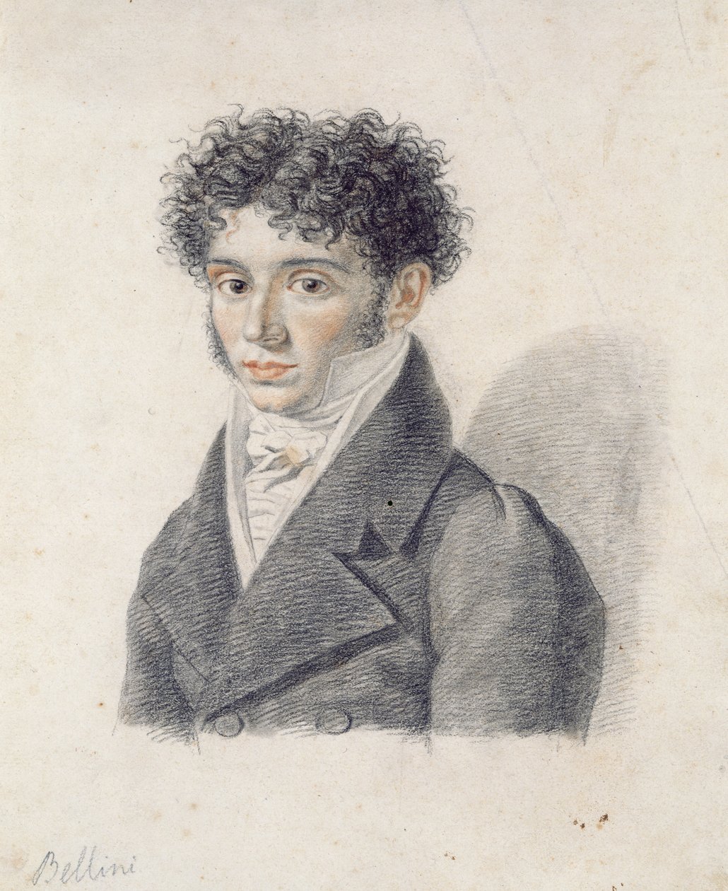 Vincenzo Bellini的肖像（1801-35） 作者 弗朗索瓦·泽维尔·法布尔