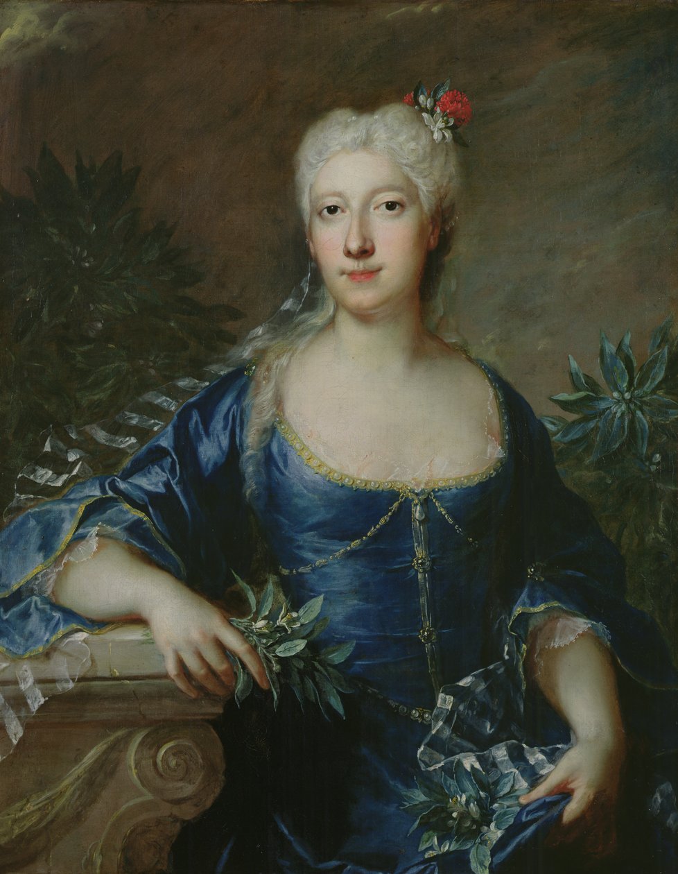 Jean de Julienne夫人，1722年 作者 让·弗朗索瓦·德·特洛伊