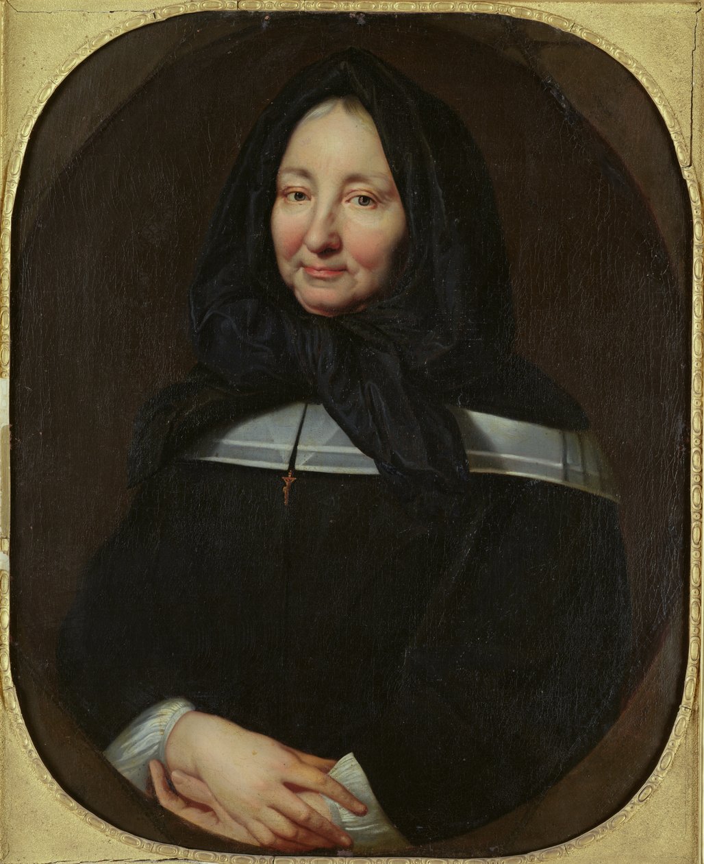 Miramion夫人Marie Bonneau的肖像（1629-96）c.1690 作者 让·弗朗索瓦·德·特洛伊