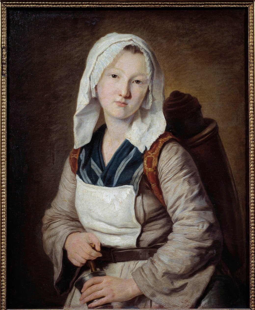 La merchant de herbal tea 画作：Francoise Duparc (1705-1778) 18世纪 太阳。0,73x0,58米 马赛，艺术博物馆 作者 弗朗索瓦·杜帕克