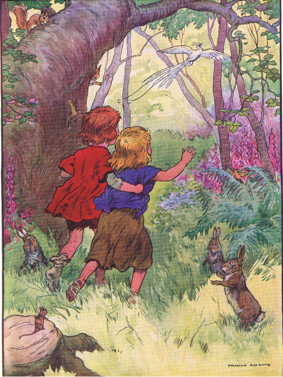 孩子们失去了，由Blackie＆Son Limited出版的Hansel和Gretel，c.1940 作者 弗兰克·亚当斯
