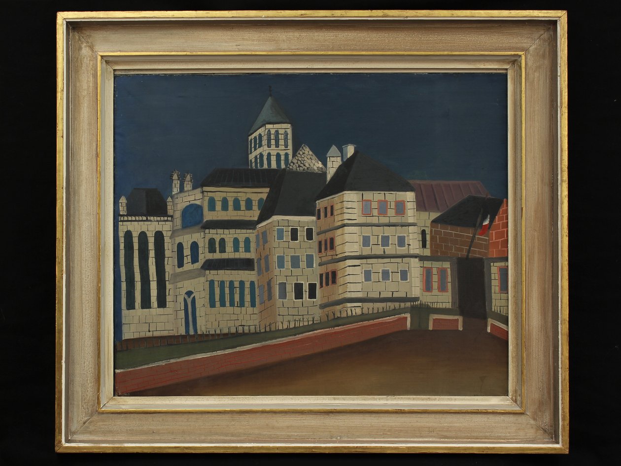 大教堂，Conques，c.1938 作者 弗兰克·库姆斯