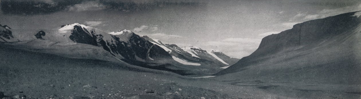 无冰出口山谷，1913年，1913年 作者 弗兰克·德本汉