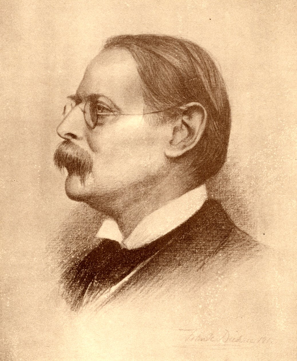埃德蒙·威廉·高斯（Edmund William Gosse），英国诗人，作家和评论家，1913年。 作者 弗兰克·迪克塞